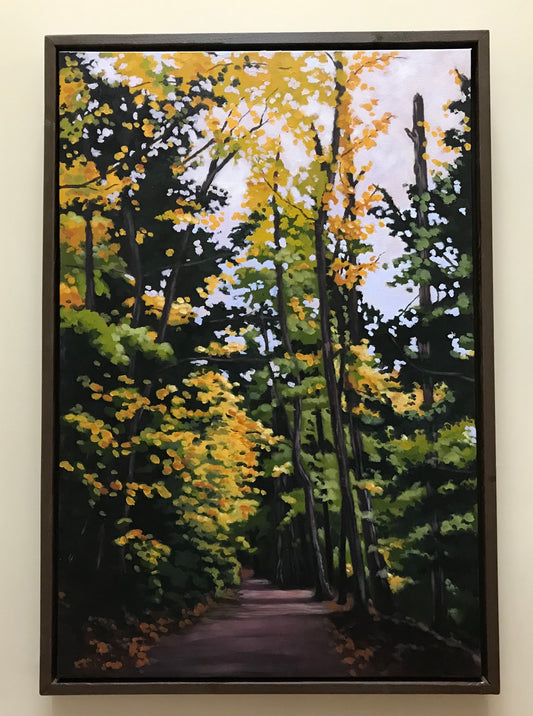 Gatineau path by Pink Lake